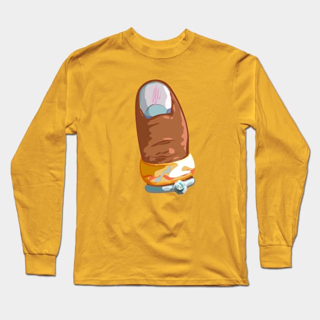 Thumbdrive Long Sleeve T-Shirt by Sticky Fingers